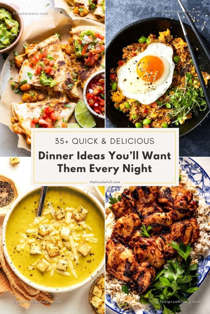 25 Quick And Healthy Dinners Under 30 Minutes The Foodiefull